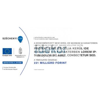 Széchenyi Terv 2020 A tábla oriásplakát