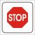 Stop! - 10 cm x 10 cm - matrica