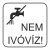 Nem ivóvíz! - 10 cm x 10 cm - matrica