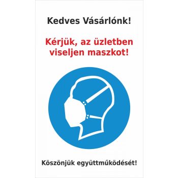 Maszk 2 - 25 cm x 15 cm - matrica