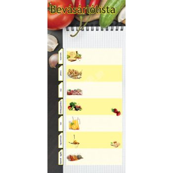 Mágneses bevásárlólista