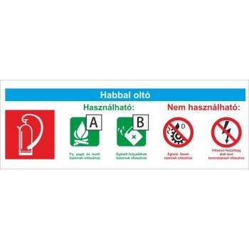   Habbal oltó (utánvilágító) - 25 cm x 9 cm - műanyag tábla