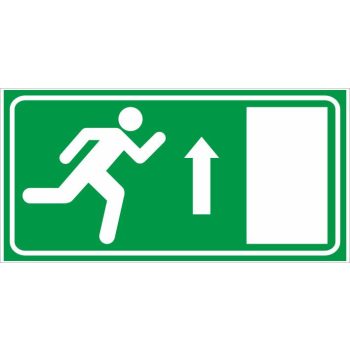   Menekülés előre (utánvilágító) - 25 cm x 12,5 cm - tábla