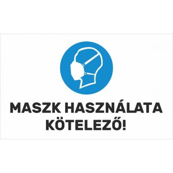 Maszk 1 - 25 cm x 15 cm - tábla