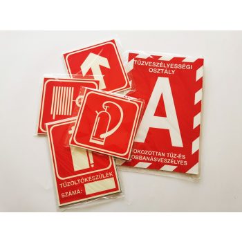 Tűzvédelmi táblák