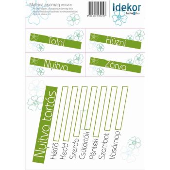 Gazdaságos NYITVA TARTÁS matrica csomag 11