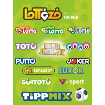 Kreatív Lottózó kirakat fólia / tábla - 75 x 100 cm