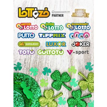 Kreatív Lottózó kirakat fólia / tábla - 120 x 160 cm