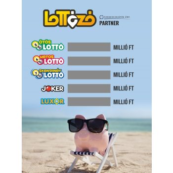 Kreatív Lottózó kréta tábla - 75 x 100 cm