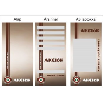 AKCIÓS Nemzeti Dohány plakát/matrica/tábla