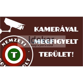 Nemzeti Dohány - kamerával megfigyelt terület