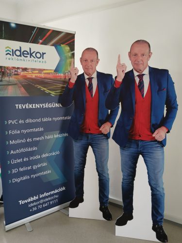 Standy / Attrap - Egyedi megállító tábla - Egyedi formára vágva -