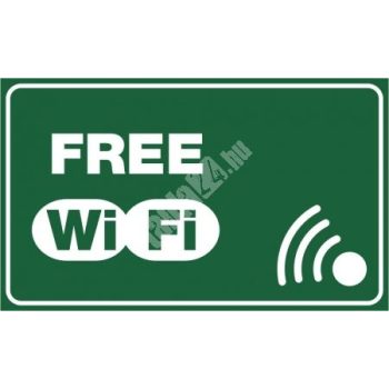   Választható színű "Free WiFi" légkamrás tábla