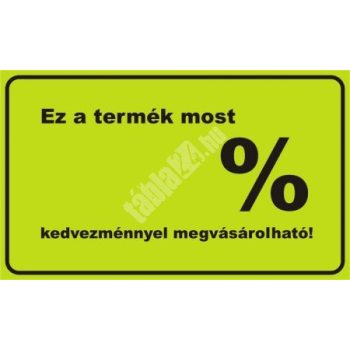 Ez a termék most felirat/tábla