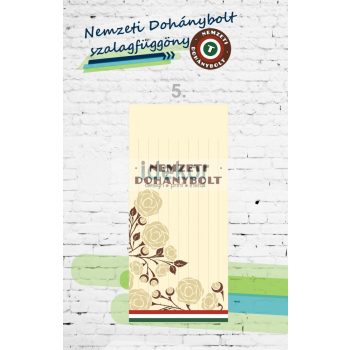 Nemzeti Dohánybolt szalagfüggöny ajtóra 5.