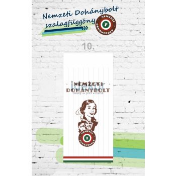 Nemzeti Dohánybolt szalagfüggöny ajtóra 10.