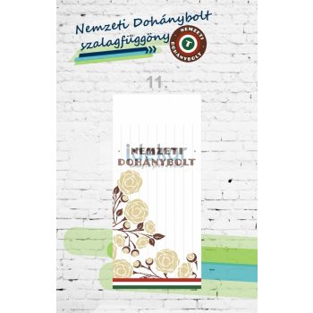 Nemzeti Dohánybolt szalagfüggöny ajtóra 11.