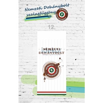 Nemzeti Dohánybolt szalagfüggöny ajtóra 12.