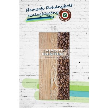Nemzeti Dohánybolt szalagfüggöny ajtóra 16.