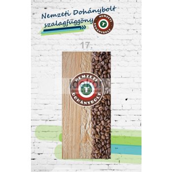 Nemzeti Dohánybolt szalagfüggöny ajtóra 17.