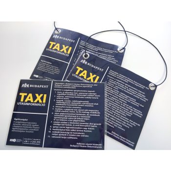   Taxi Utasinfomáció / utastájékoztató csomag 2026.01.01-től