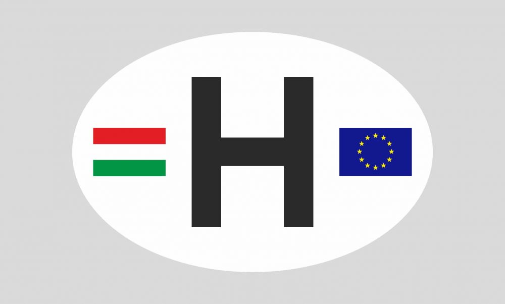 h autóra matrica autómatrica reklámtábla, közvetlenül magyar matrica
