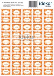 Fűszeres matrica csomag - reklámtábla, matrica közvetlenül a gyártótól